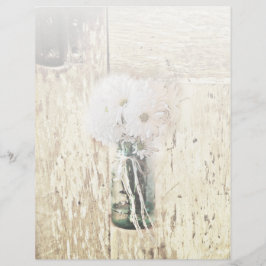 Rustik lada, land daisy bröllop