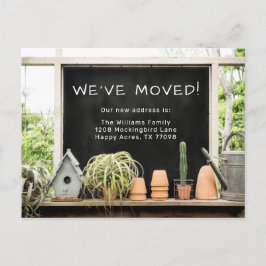 Rustik Ladalid Pottkammare Vi Har Flyttat Vykort