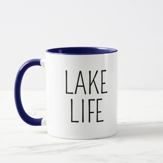 Rustik Lakeliv Stuga Mugg (Vänster)