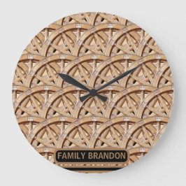 Rustik lantgård Elegant gammaldags familjenamn Stor Klocka