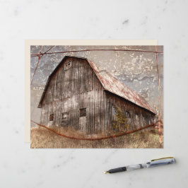 Rustik lantgård vintage textur grå himmel