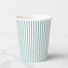 Rustik lantlig teal-randig