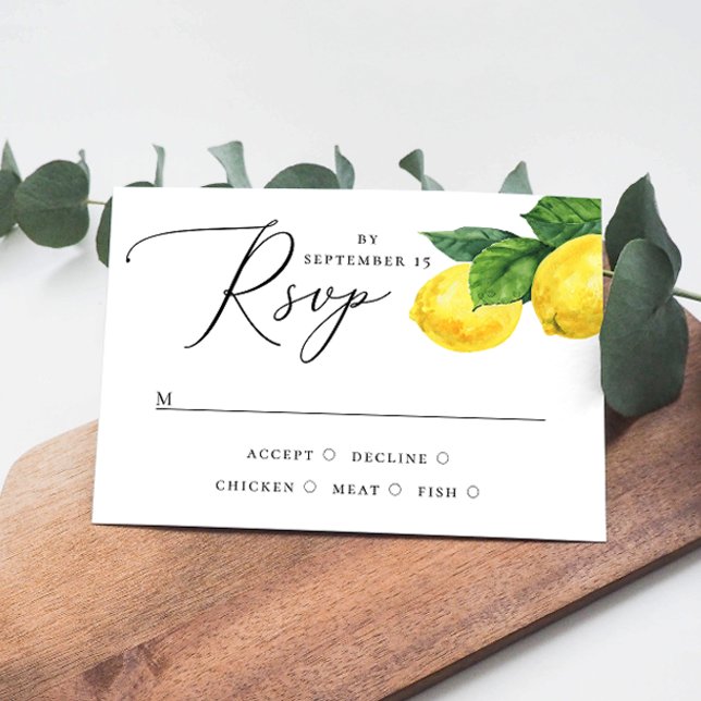 Rustik Lemonträdgård Bröllop | Amalfi Citrus Orcha OSA Kort (Skapare uppladdad)