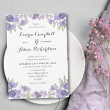 Rustik Lila Blommig Eukalyptus-Hochzeit