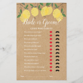 Rustik Main Squeeze Gissa vem som spelar Möhippa