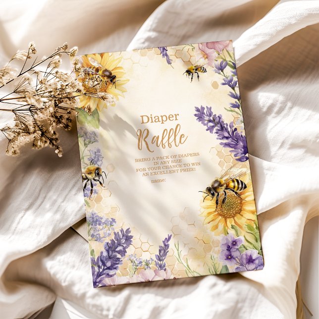 Rustik Mamma till bin Kön Neutral Diapper Raffle Tilläggskort (Skapare uppladdad)