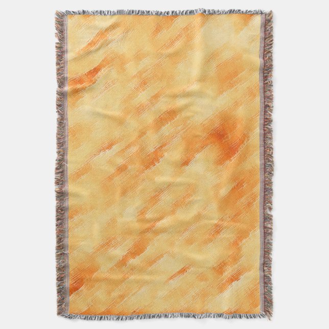 Rustik mango-gult som texturerad målning filt (Framsidan Vertikal)