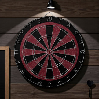 Rustik Maroon Riven Textur Darttavla