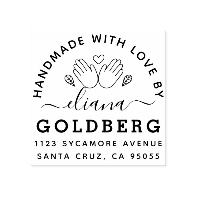 Rustik matlagning med Kärlek-etikett för konst och Stämpel (Tryck)