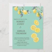 Rustik Mediterranean Lemon Bröllop