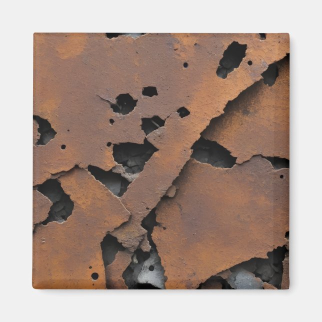 Rustik metallmagnet magnet (Framsidan)
