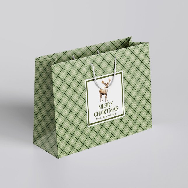 Rustik minimal julklappspåse jordnära neutrala fär (Rustic Minimal Christmas Gift Bag Earthy Neutrals)