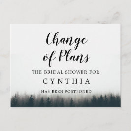 Rustik Minimalis Tallskog Uppställd Vykort