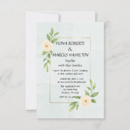 Rustik Minimalistisk Elegant RSVP-kort OSA Kort