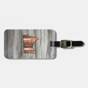 Rustik Minnesota-form Bagagebricka