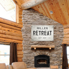 Rustik Modern Industrial Farmhouse Retreat Canvastryck