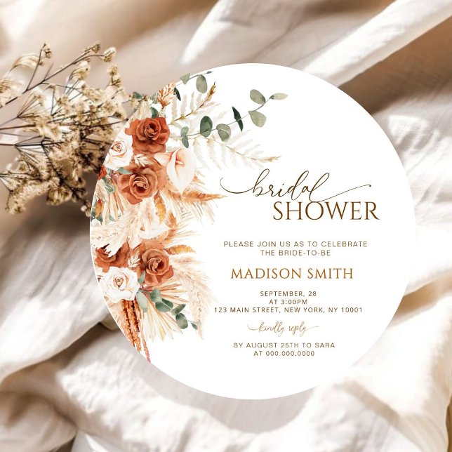 Rustik Möhippa för skurna ytor Inbjudningar (Skapare uppladdad)