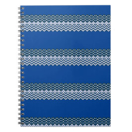Rustik Monogram Chic Groovy  Anteckningsbok