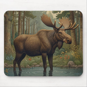 Rustik moose bohemian woodland Enchanted Forest Musmatta