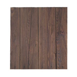 Rustik Mörk Brown Wood Fence Land Stil Anteckningsblock