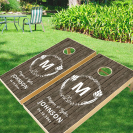 Rustik Mörk YLE par Monogram Lovebird Wandeans