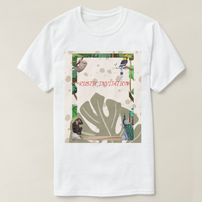 Rustik Natur T-Shirt (Design framsida)