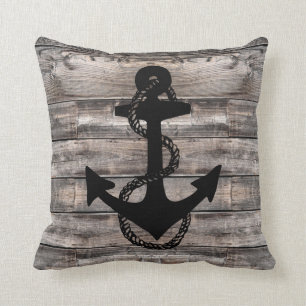 Rustik nautisk + ANCHOR ROPE Kudde