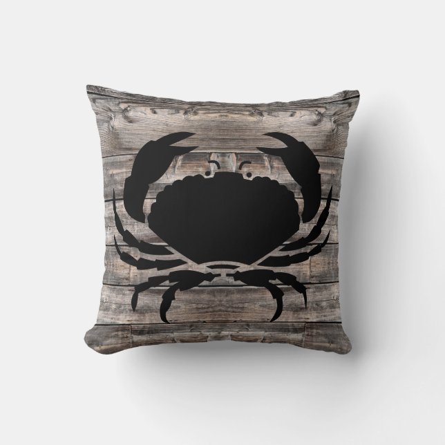 Rustik nautiska CRAB | Kudde (Framsida)