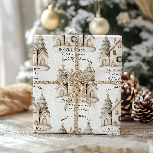 Rustik Neutral Jul Presentpapper (Skapare uppladdad)