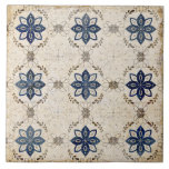 Rustik Neutralt Blått keramiskt plattor Kakelplatta<br><div class="desc">Rustic faux struktur i neutralt färg & navy blue vintage mönster skapar ett jordbrukshus och en keramiskt keramiskt dekorera. 100 % kundtillfredsställelse med "Zazzle" varje dag.</div>