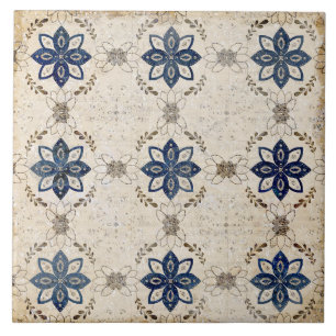 Rustik Neutralt Blått keramiskt plattor Kakelplatta