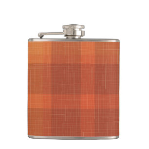 Rustik Orange Hösthöstfälle Tartan Fickplunta
