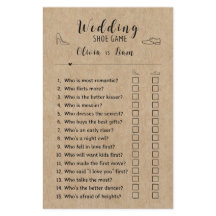 Rustik Papper Möhippa Roligt Bröllop She Game