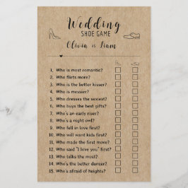 Rustik Papper Möhippa Roligt Bröllop She Game