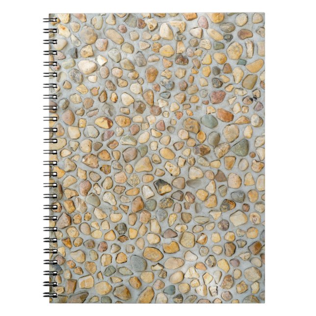 Rustik Pebblestone-vägg  Anteckningsbok (Framsidan)