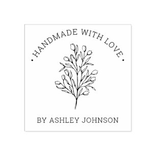 Rustik Personlig som hanteras med Kärlek Stämpel