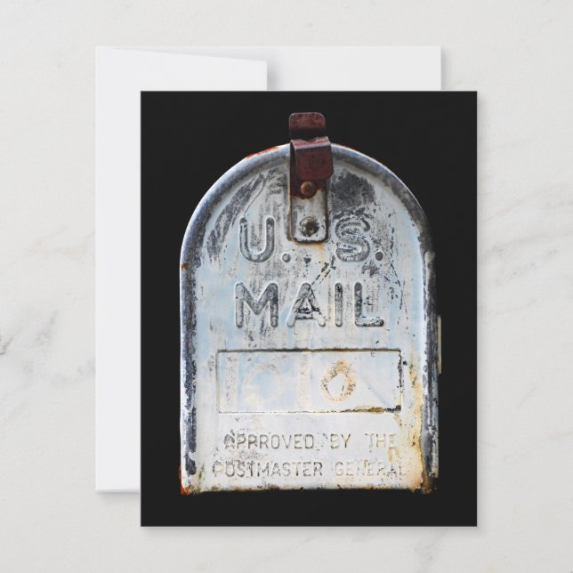 Rustik postlåda kort (Framsida)