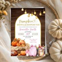 Rustik Pumpkin Brews & Diaper Girl Baby Shower