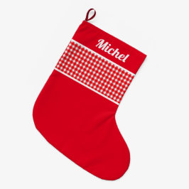 Rustik Red Buffalo har kontrollerat eget namn Stor Julstrumpa