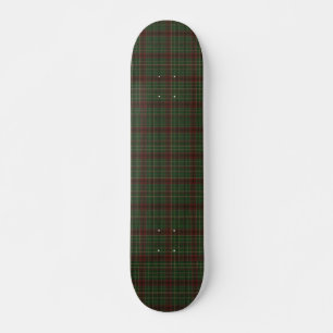 Rustik, robust utomhus röd/grön kartruta mini skateboard bräda 18,5 cm
