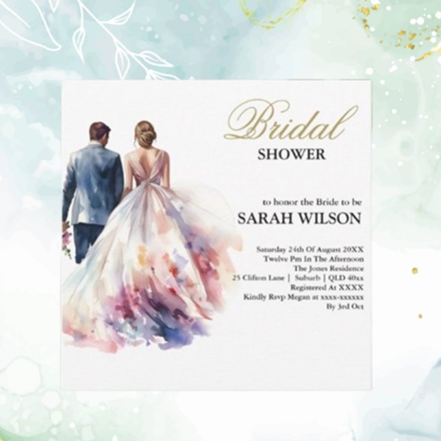 Rustik Ros Boho Blommig Bröllopsfest Inbjudningar (Discover modern bridal shower and wedding invitations with elegant stationery designs.  )
