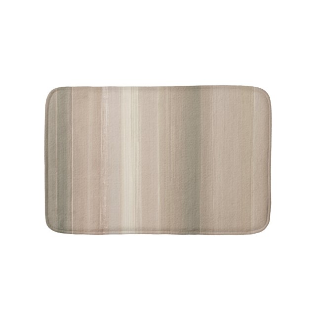 Rustik Rosa Grå Mauve Abstrakt Randig Badrumsmatta (Framsidan)