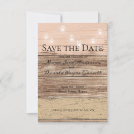 Rustik Rosa Wood and Lanternes