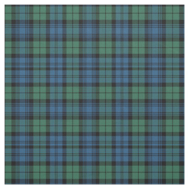 Rustik Rutig Campbell Tartan Tyg (Provkarta)