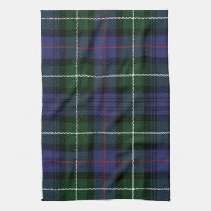 Rustik rutmönster lila och grön Tartan Kökshandduk