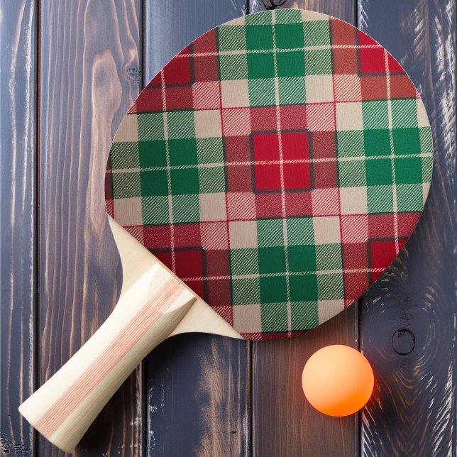 Rustik Semester Rutig Pingisracket (Skapare uppladdad)