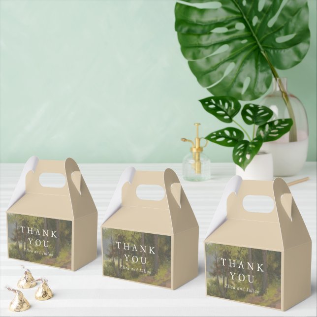 Rustik Skog Elegant Bröllop Presentaskar (Multipel)