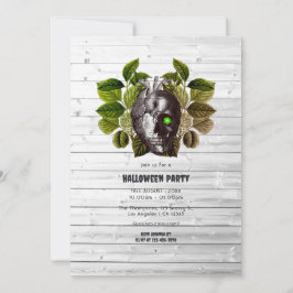 Rustik Skogstema Halloweenfest för vuxna Inbjudningar