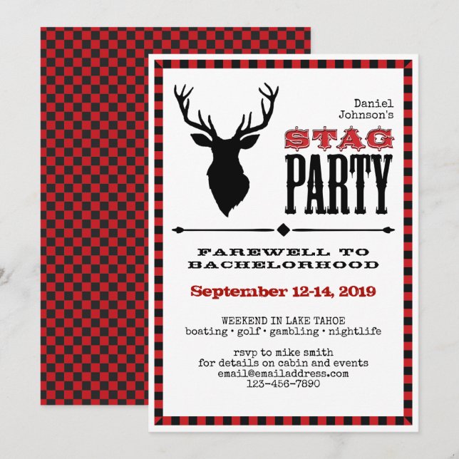 Rustik Skojare Svärmanskavalkad på Vitt Inbjudningar (Fram/baksida)