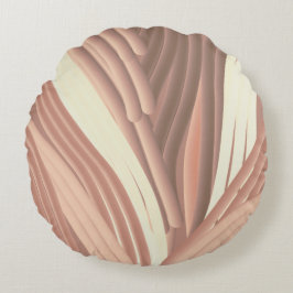 Rustik skönhet hos intervävda rör rund kudde